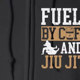 Brazilian Jiu-jitsu Enjoy American Coffee Jiu-jitsu BJJ Full Zip Hoodie