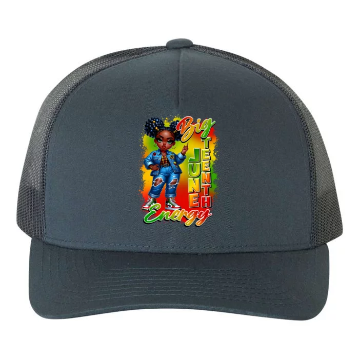 Big Junenth Energy Ancestors Melanin Black African Cool Gift Yupoong Adult 5-Panel Trucker Hat