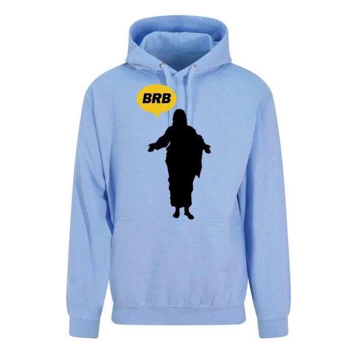 Brb Jesus Easter Sunday Unisex Surf Hoodie