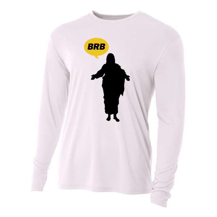 Brb Jesus Easter Sunday Cooling Performance Long Sleeve Crew