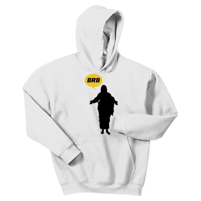 Brb Jesus Easter Sunday Kids Hoodie