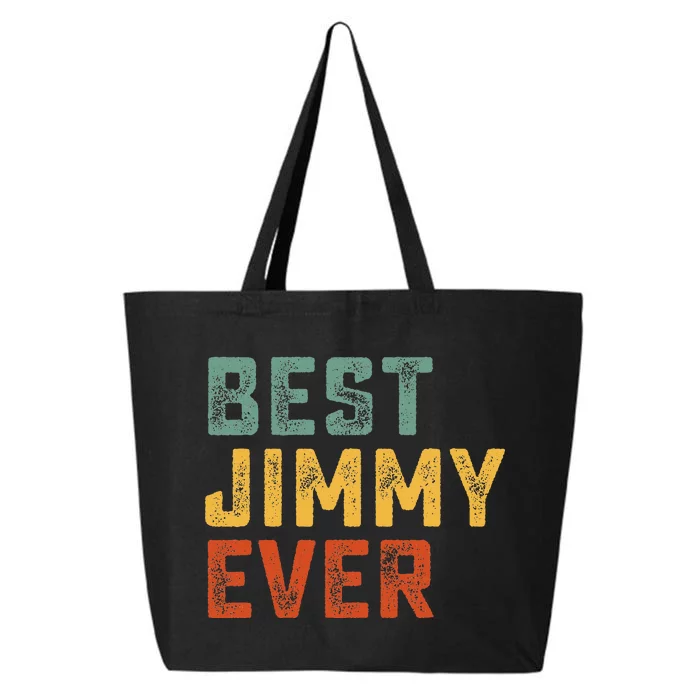 Best Jimmy Ever Retro Personalized First Name Jimmy 25L Jumbo Tote