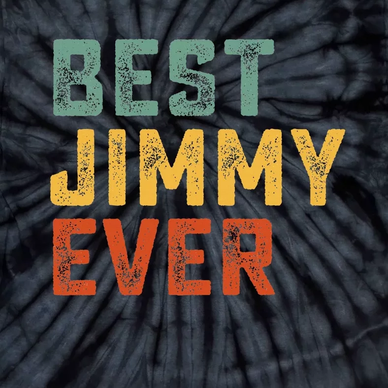 Best Jimmy Ever Retro Personalized First Name Jimmy Tie-Dye T-Shirt