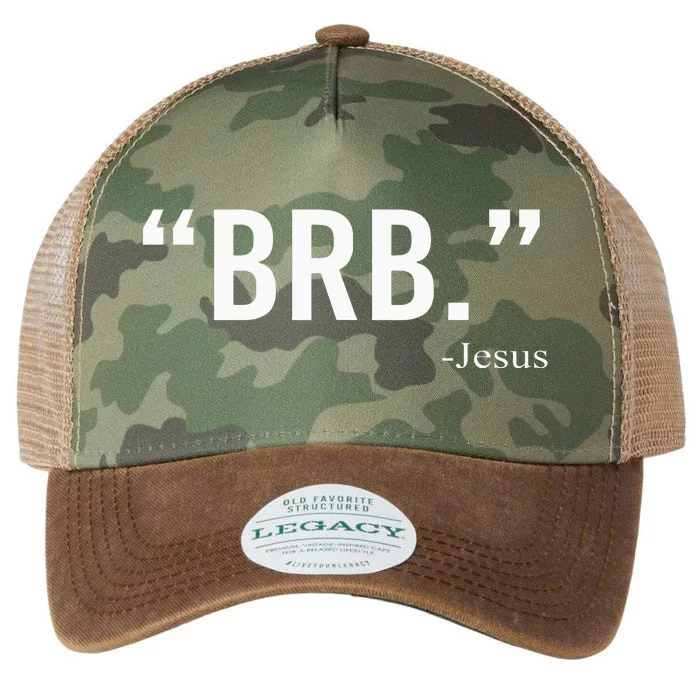 Brb Jesus Funny Easter Day Christians Gifts Legacy Tie Dye Trucker Hat