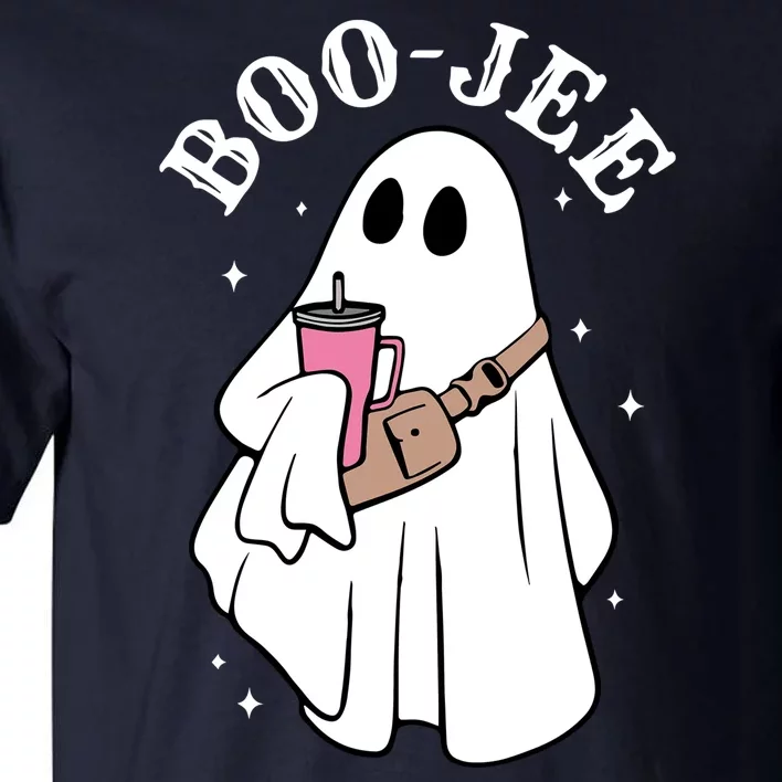 Boo Jee Funny Halloween Shopaholic Ghost Tall T-Shirt