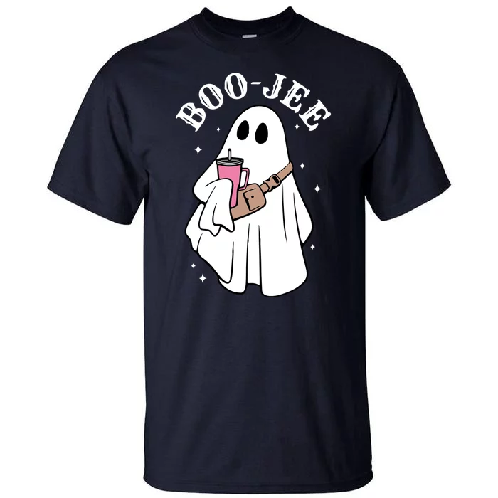 Boo Jee Funny Halloween Shopaholic Ghost Tall T-Shirt