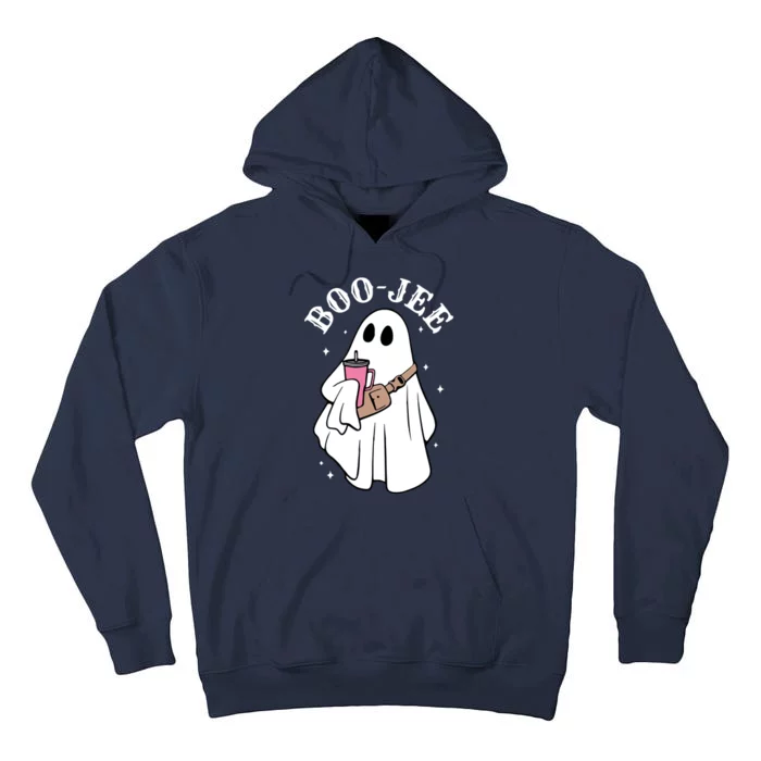 Boo Jee Funny Halloween Shopaholic Ghost Tall Hoodie