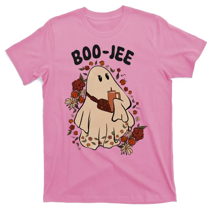 Boo Jee Fall Halloween Ghost Funny T-Shirt