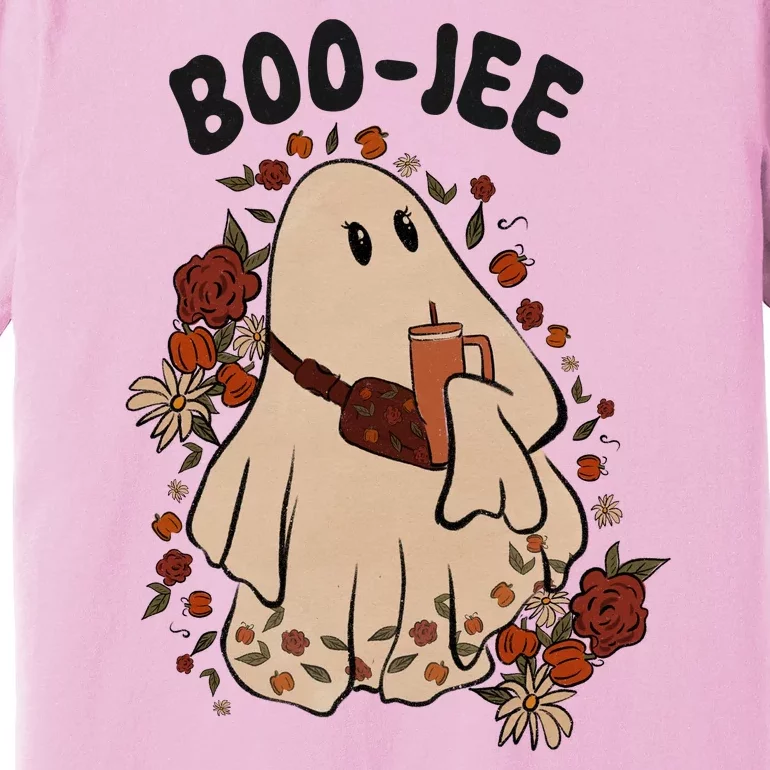 Boo Jee Fall Halloween Ghost Funny Premium T-Shirt