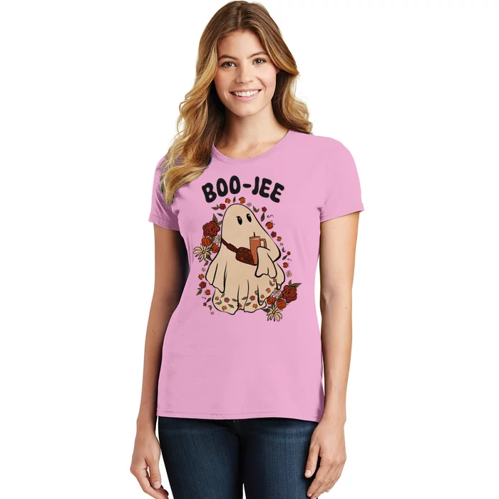 Boo Jee Fall Halloween Ghost Funny Women's T-Shirt