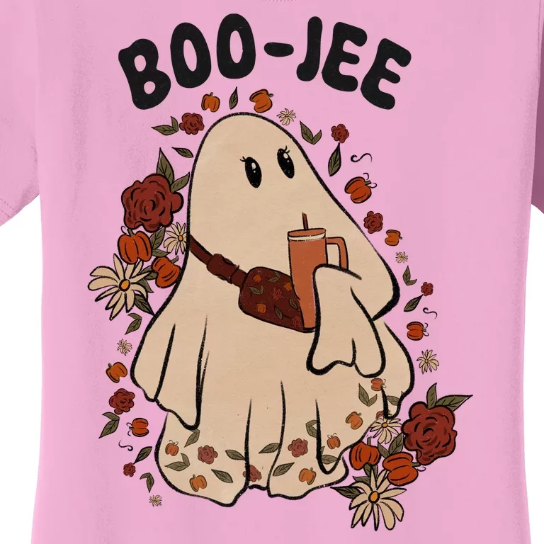 Boo Jee Fall Halloween Ghost Funny Women's T-Shirt