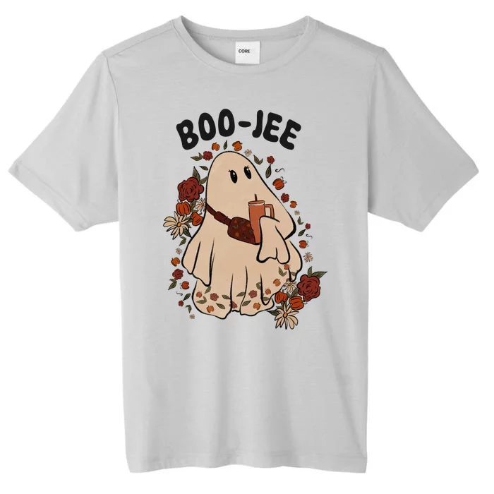 Boo Jee Fall Halloween Ghost Funny ChromaSoft Performance T-Shirt