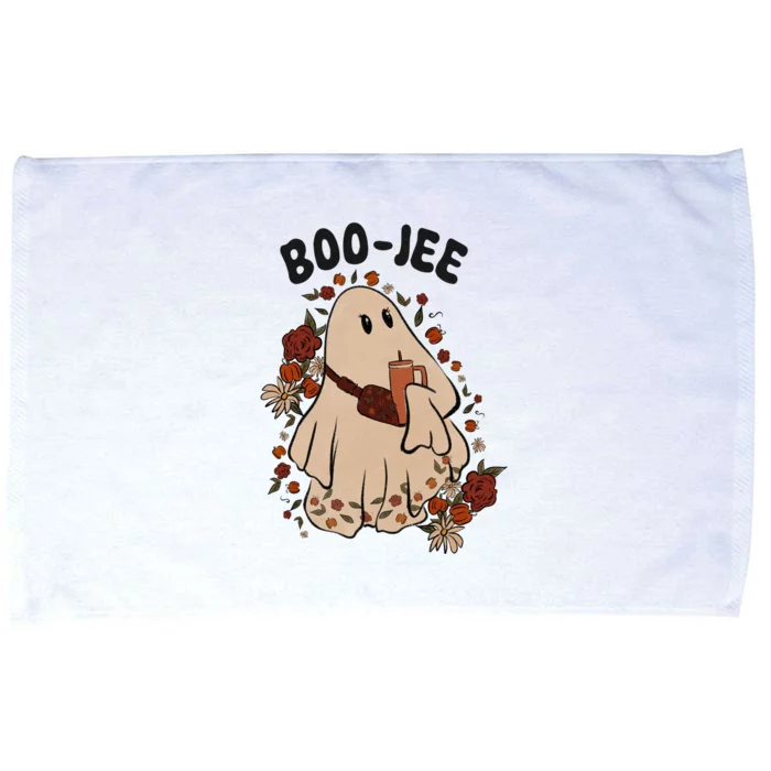 Boo Jee Fall Halloween Ghost Funny Microfiber Hand Towel