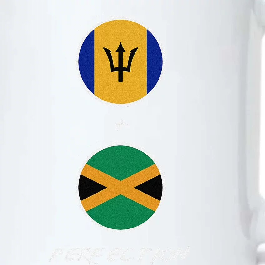 Barbados Jamaica Flag Perfection Bajan Barbadian Jamaican Black Color Changing Mug