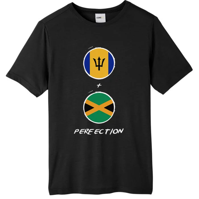 Barbados Jamaica Flag Perfection Bajan Barbadian Jamaican ChromaSoft Performance T-Shirt