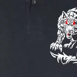 Black Jacob Fatu Wolf Softstyle Adult Sport Polo