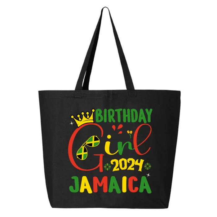 Birthday Jamaica Girl Trip 2024 Jamaica Birthday Squad 25L Jumbo Tote