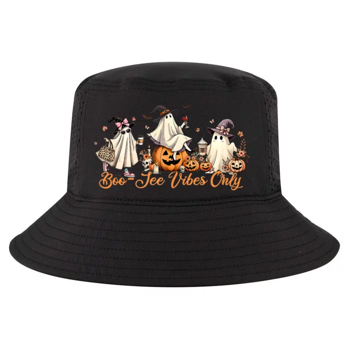 Boo Jee Ghost Ice Coffee Coquette Bow Halloween Women Girl Cool Comfort Performance Bucket Hat