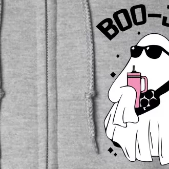 Boo Jee Ghost Funny Halloween Full Zip Hoodie