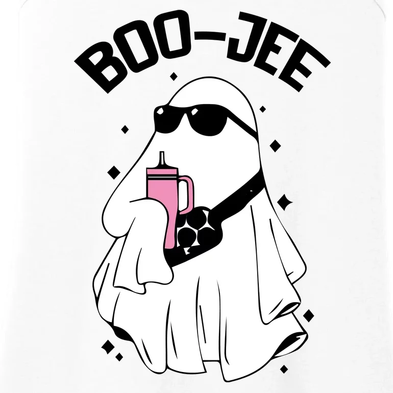 Boo Jee Ghost Funny Halloween Ladies Essential Tank