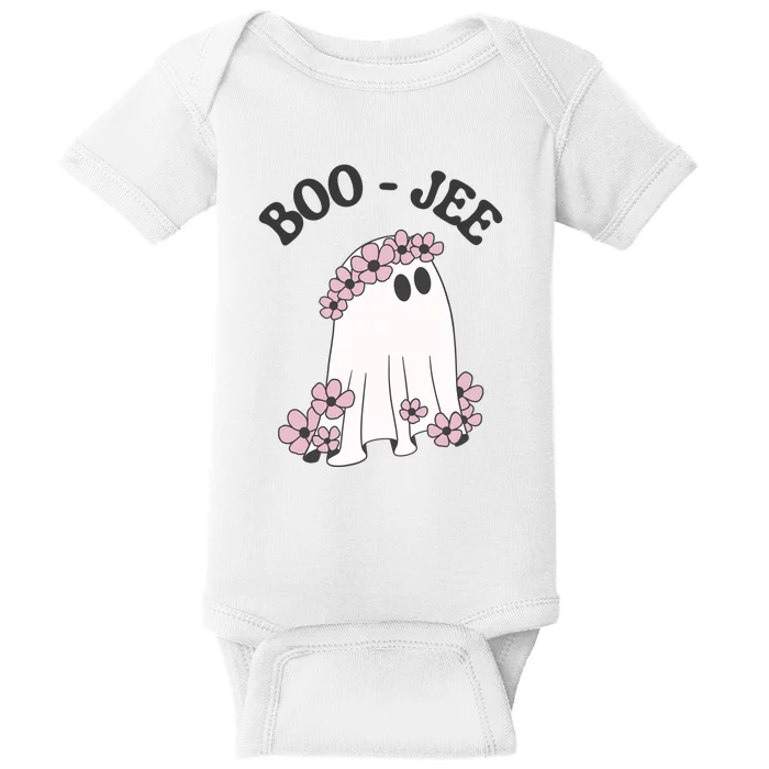 Boo Jee Ghost Stanley Funny Halloween Baby Bodysuit