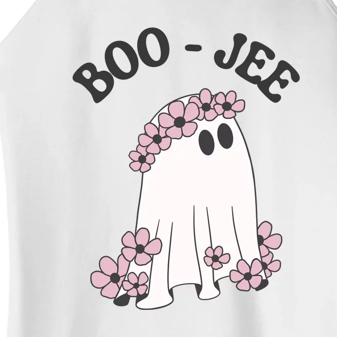 Boo Jee Ghost Stanley Funny Halloween Women’s Perfect Tri Rocker Tank