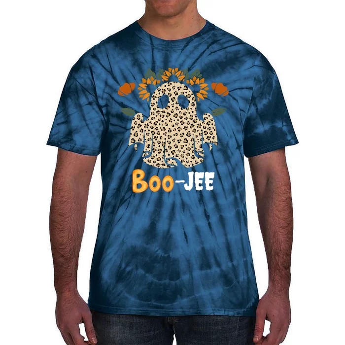 Boo Jee Ghost Nostalgic Halloween Cute BooJee Costume Funny Tie-Dye T-Shirt