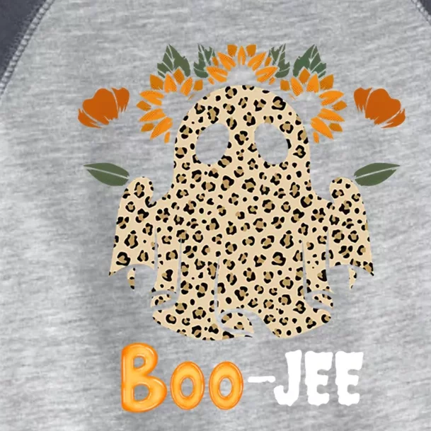 Boo Jee Ghost Nostalgic Halloween Cute BooJee Costume Funny Toddler Fine Jersey T-Shirt