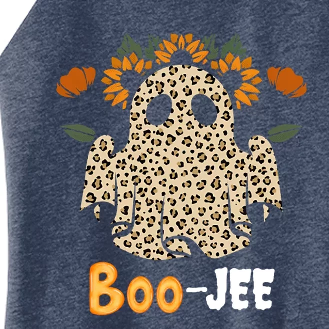 Boo Jee Ghost Nostalgic Halloween Cute BooJee Costume Funny Women’s Perfect Tri Rocker Tank