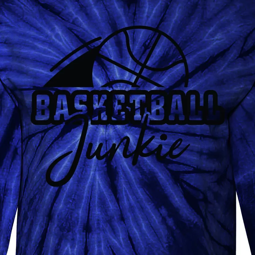 Basketball Junkie Gift For Team Sport Bball Tie-Dye Long Sleeve Shirt