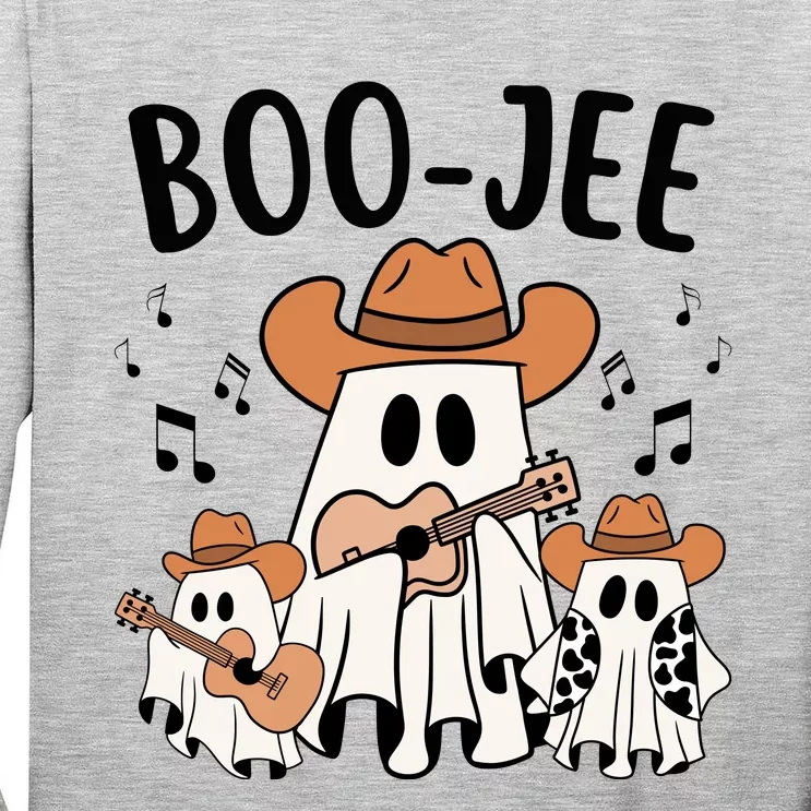 Boo Jee Ghost Funny Halloween Tall Long Sleeve T-Shirt