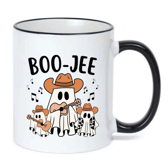 Boo Jee Ghost Funny Halloween Black Color Changing Mug