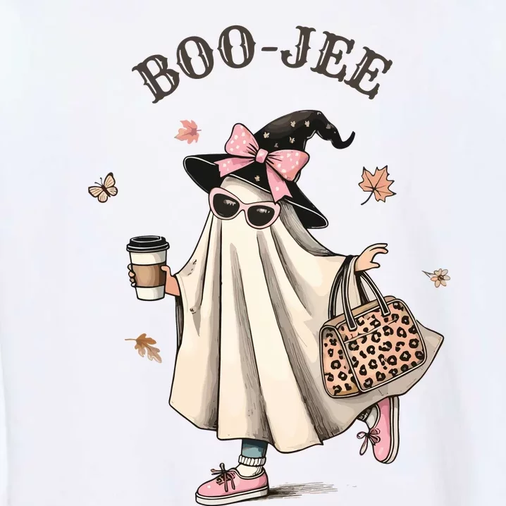 Boo Jee Ghost Halloween Spooky Garment-Dyed Sweatshirt