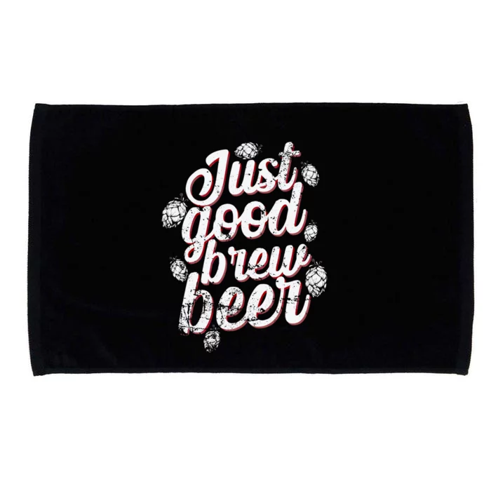 Brew Just Good Brew Beer Gift Microfiber Hand Towel