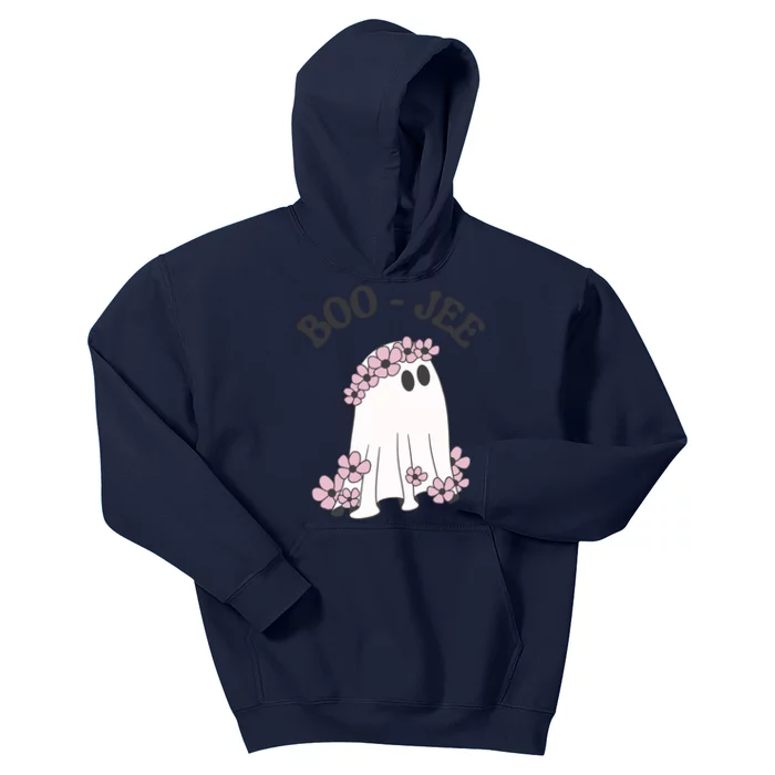 Boo Jee Ghost Funny Halloween Kids Hoodie