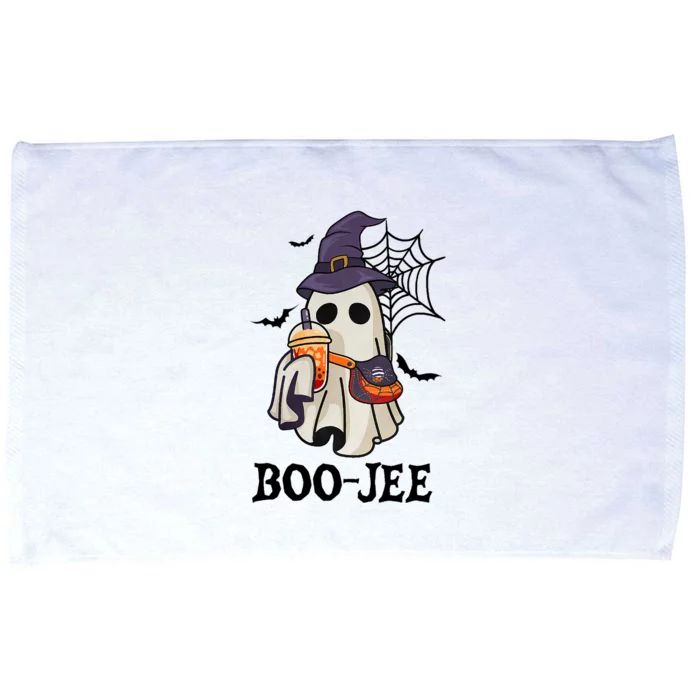 Boo Jee Halloween Spooky Season Cute Ghost Boujee Boogee Microfiber Hand Towel