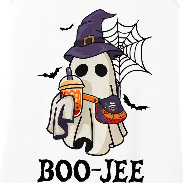 Boo Jee Halloween Spooky Season Cute Ghost Boujee Boogee Ladies Essential Tank