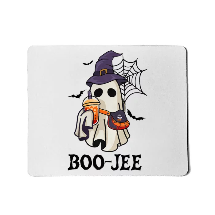 Boo Jee Halloween Spooky Season Cute Ghost Boujee Boogee Mousepad