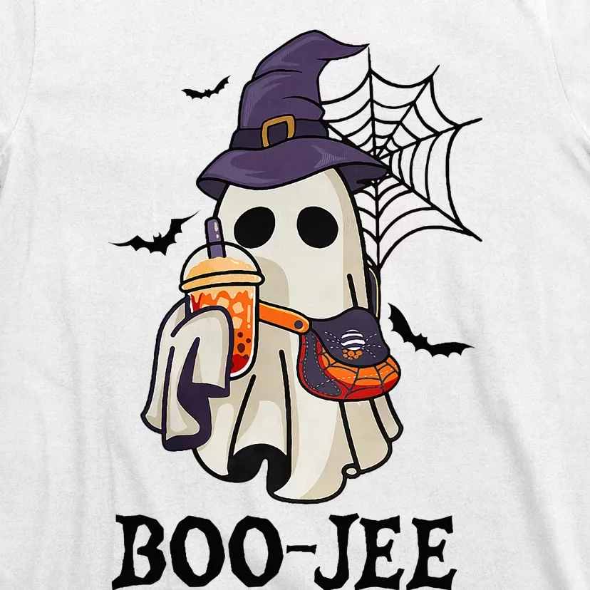 Boo Jee Halloween Spooky Season Cute Ghost Boujee Boogee T-Shirt