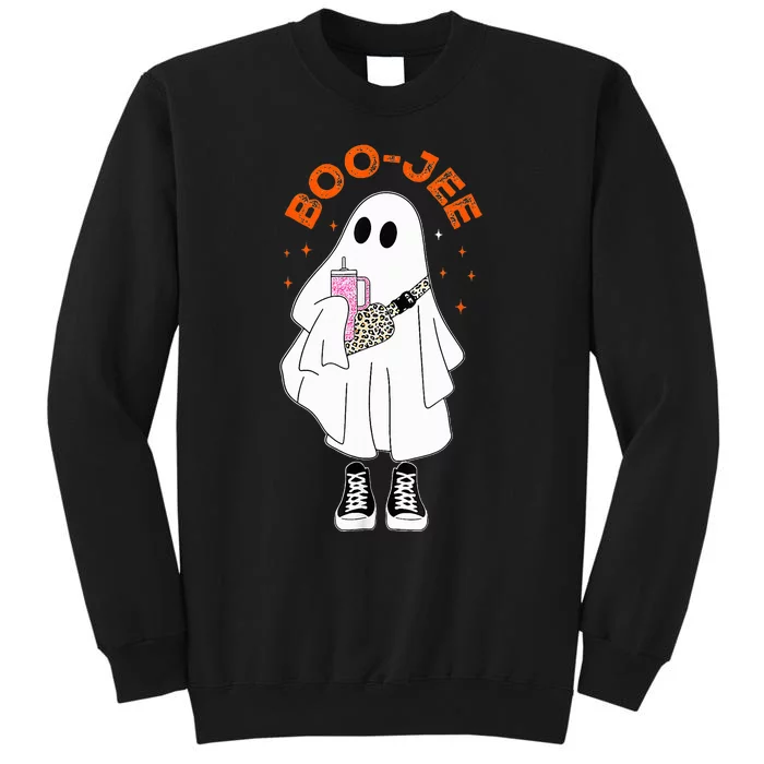 Boo Jee Halloween Boo Jee Boujee Cute Boo Ghost Spooky Tall Sweatshirt