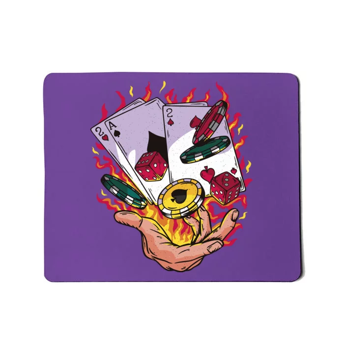 Black Jack Hand Poker Mousepad