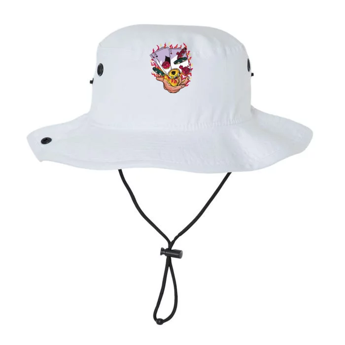 Black Jack Hand Poker Legacy Cool Fit Booney Bucket Hat