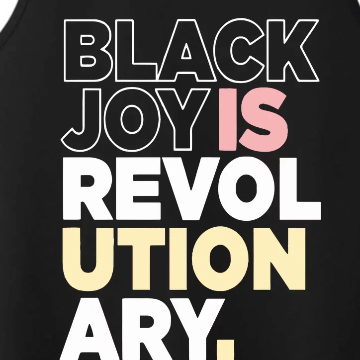 Black Joy Is Revol Ution Ary Performance Tank