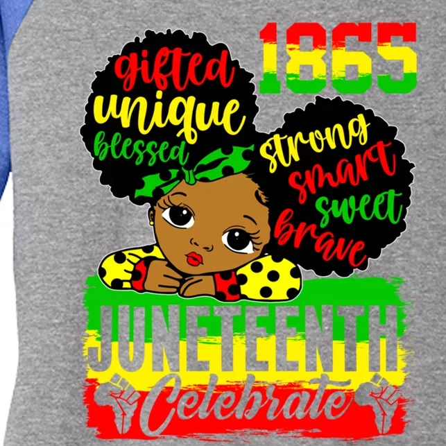 Black Juneteenth Independence Freedom Day Black History Great Gift Women's Tri-Blend 3/4-Sleeve Raglan Shirt