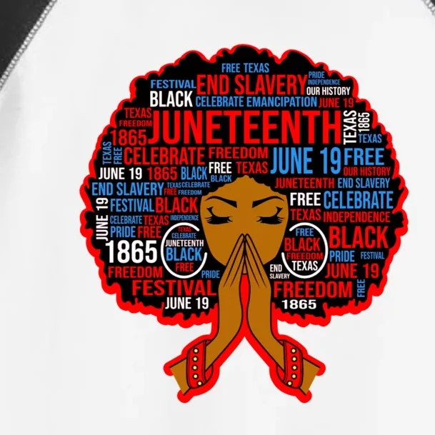 Black Juneteenth Independence Celebrate Freedom Gift Toddler Fine Jersey T-Shirt