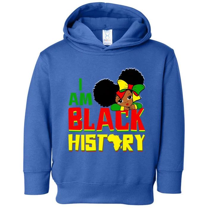 Black Juneteenth I Am Black History Education Freedom Gift Toddler Hoodie