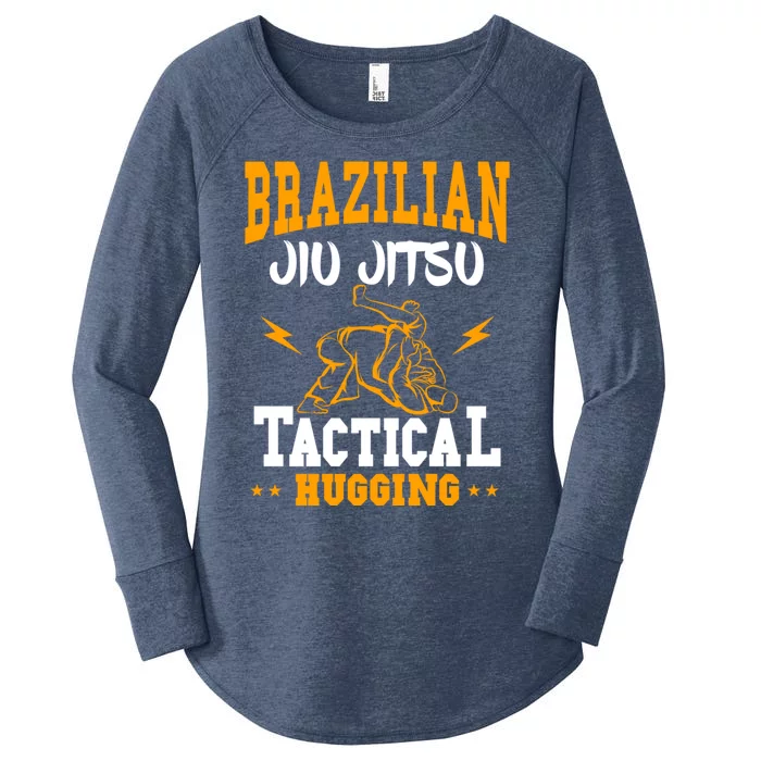 Brazilian Jiu Jitsu Bjj Martial Arts Jiugiftjitsu Gift Women's Perfect Tri Tunic Long Sleeve Shirt