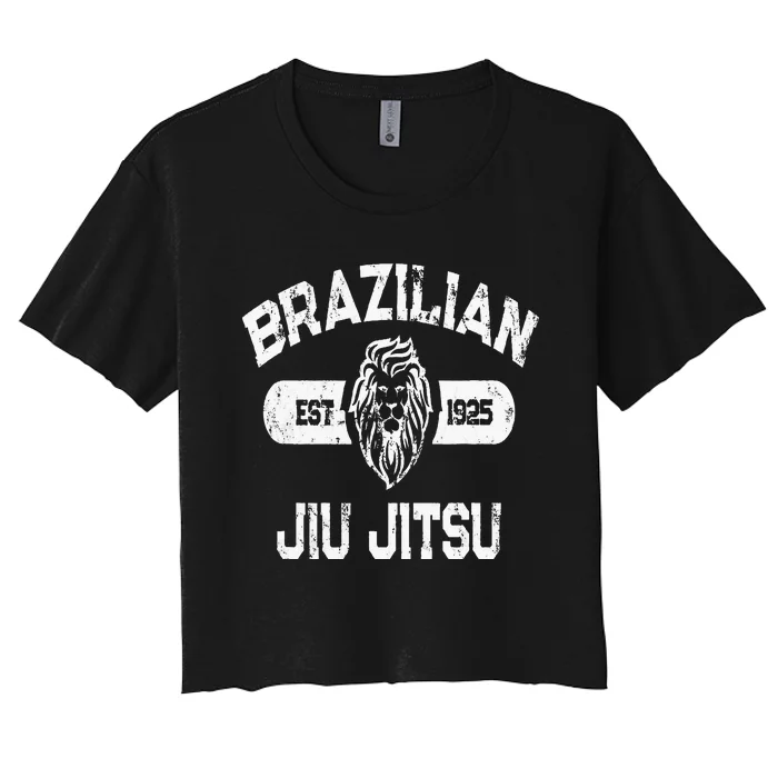 Brazilian Jiu Jitsu Established 1925 Bjj Women's Crop Top Tee