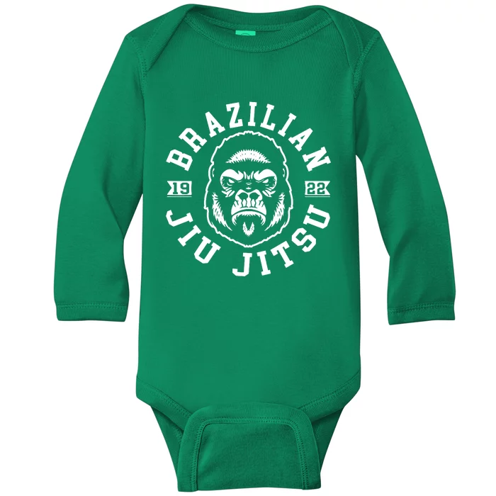 Brazilian Jiu Jitsu Baby Long Sleeve Bodysuit