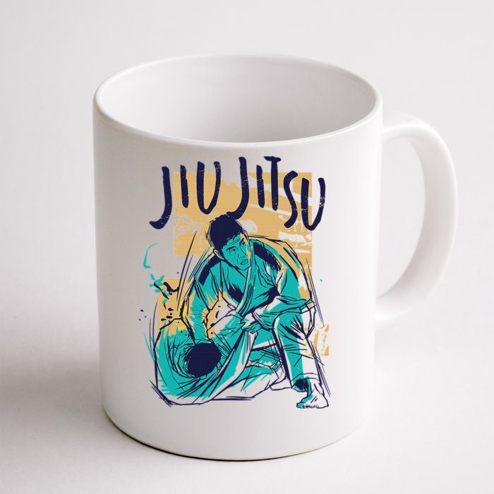 Brazilian Jiu Jitsu vintage Front & Back Coffee Mug